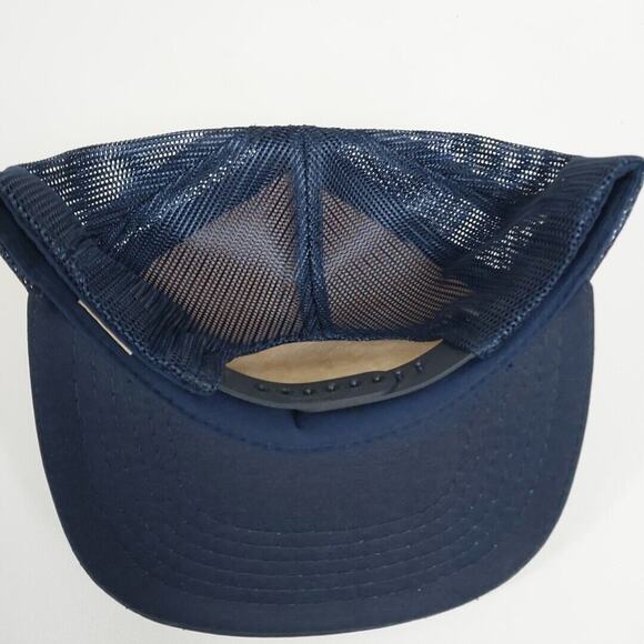 Vintage 1986 Save The Statue Of Liberty Black Mesh Snapback Trucker Hat Cap - Picture 3 of 5